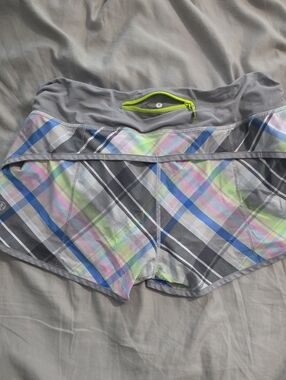 Lululemon Plaid Shorts